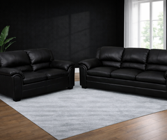 Parker 3+2 Sofa Set - Black