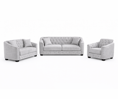 Violet Sofa Set - Grey