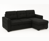 Balsam - Pull Out Sofa Bed - Black
