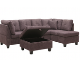 IRIS Reversible Sectional - Black