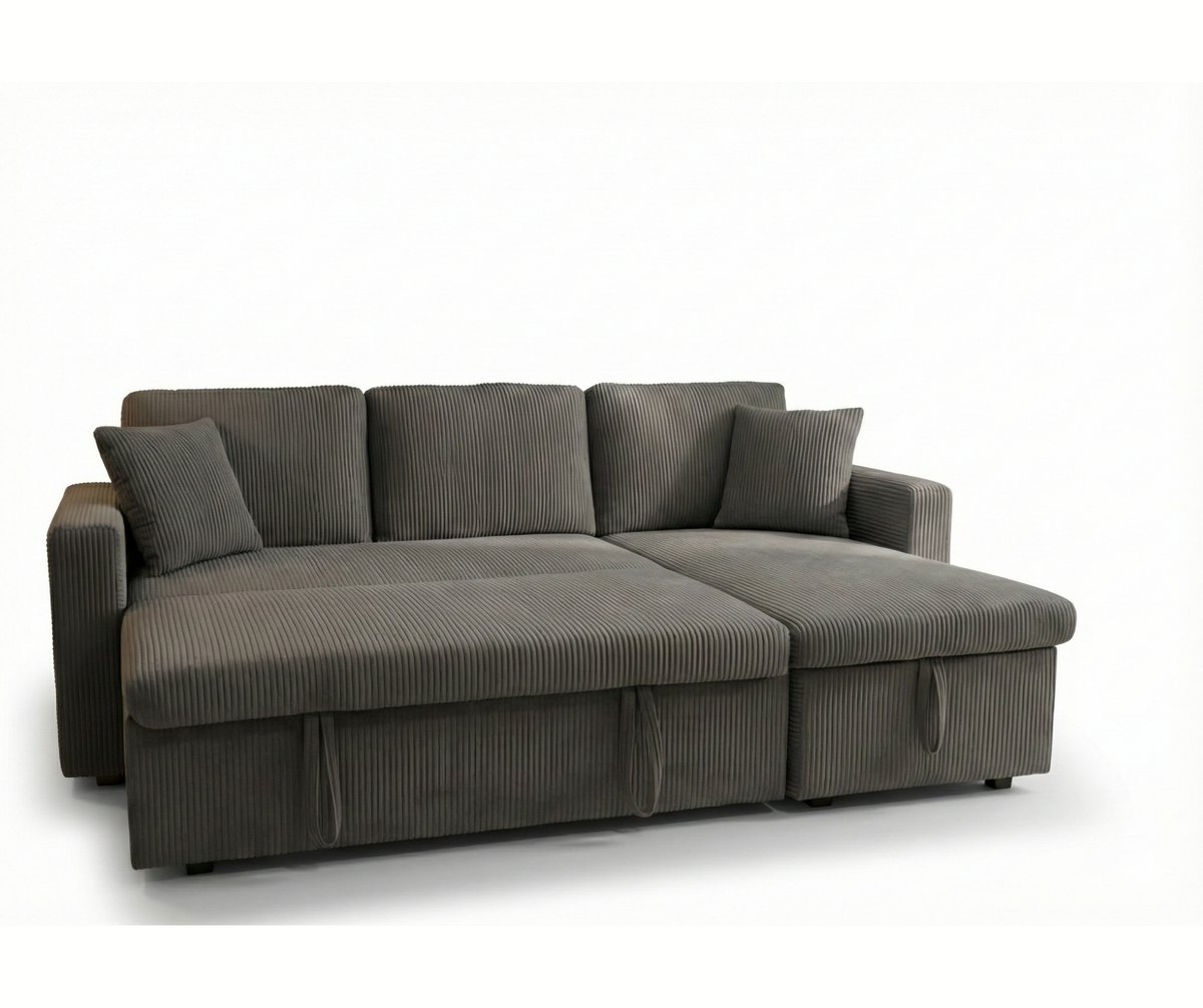 2508 Corduroy Sofabed - Black