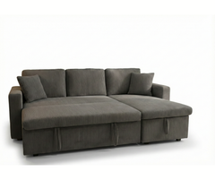 2508 Corduroy Sofabed - Black