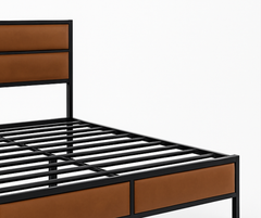 IF-5335 Metal Frame (Tan PU Inserts) – Tan