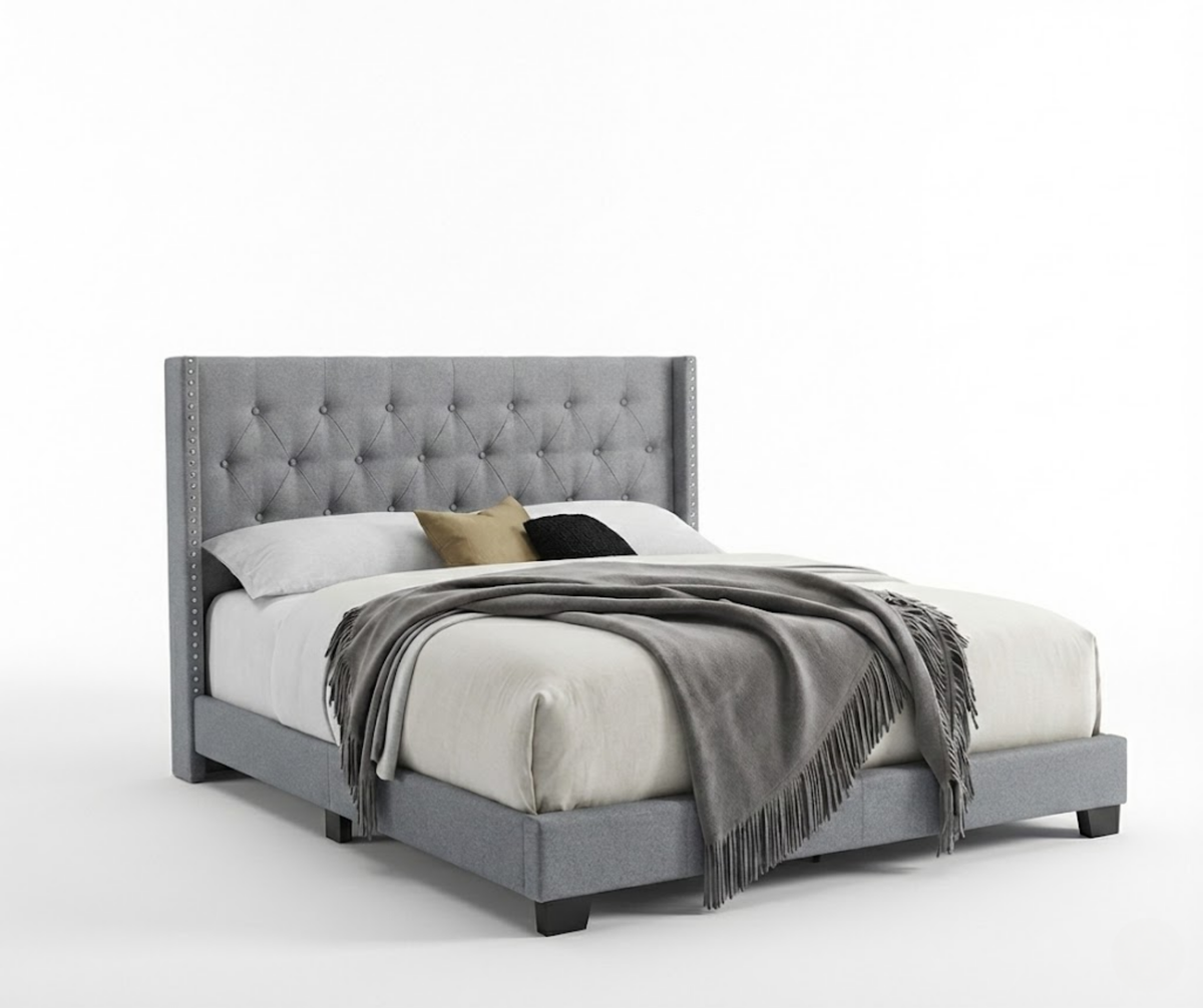 Jomar Bed - Grey