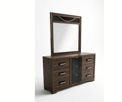 Jewel Bedroom Set - Wood Finish