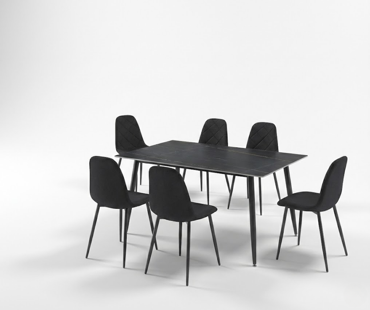 DT-15 Dining Set (6 Chairs) - Standard
